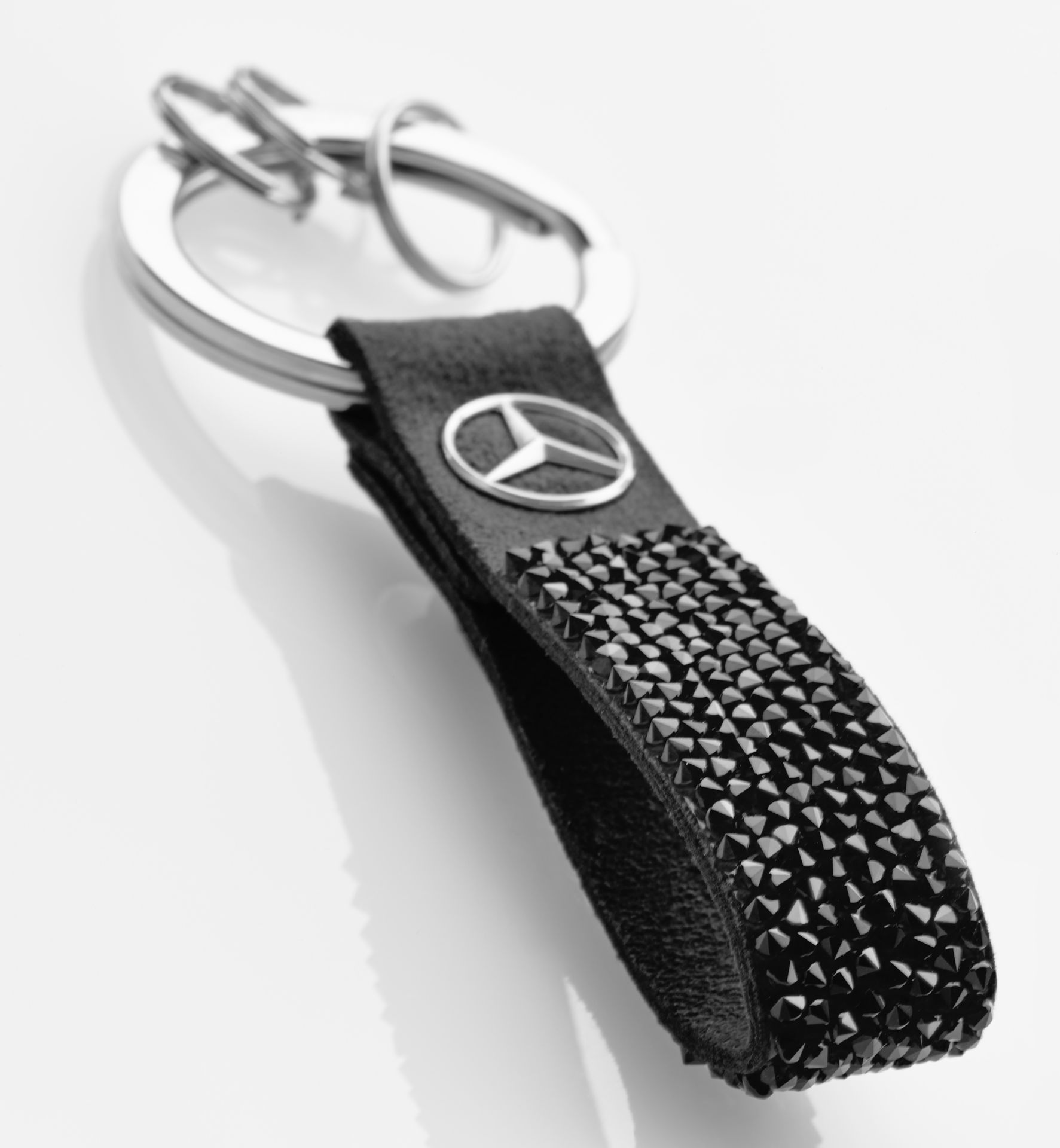 Брелок Mercedes-Benz Key Ring, Milano, Black, Swarovski
