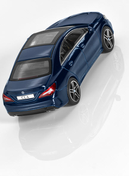 Модель Mercedes-Benz CLA, Coupe, Cavansite Blue, Scale 1:43