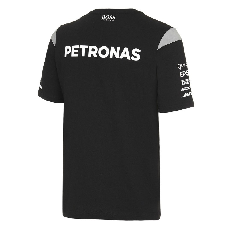   Mercedes AMG Petronas Men's T-shirt, Driver, Black XS