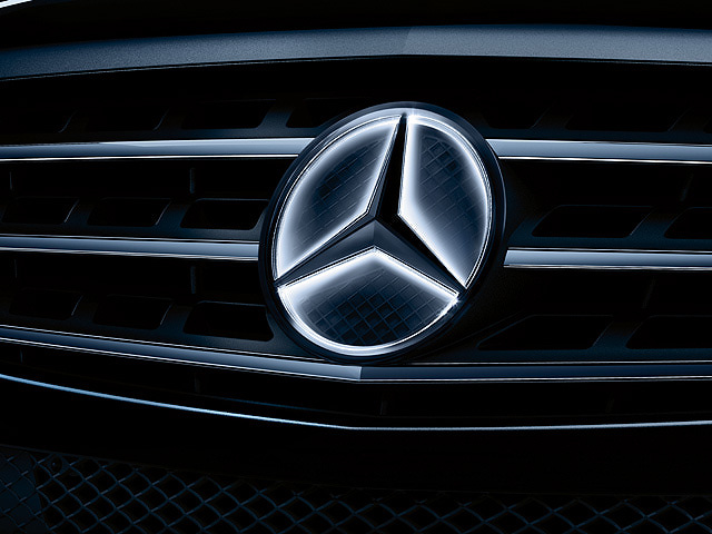 Звезда Mercedes с освещением для Mercedes GLC class X253