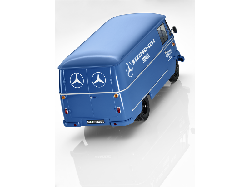  L319, Van, Mercedes-Benz Service, 1956-67, Blue