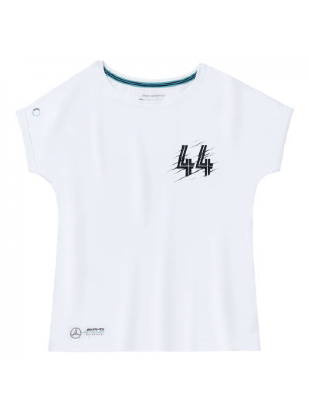 Женская футболка Mercedes AMG Petronas Women's T-shirt, Lewis Hamilton, White XS