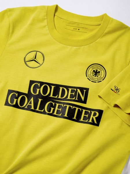   Mercedes Mens T-Shirt, Golden Goalgetter L