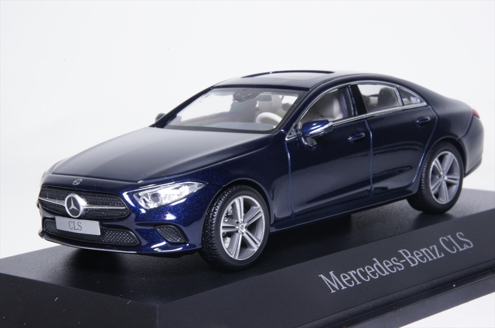 Модель автомобиля Mercedes CLS, Cavansite Blue, Scale 1:43