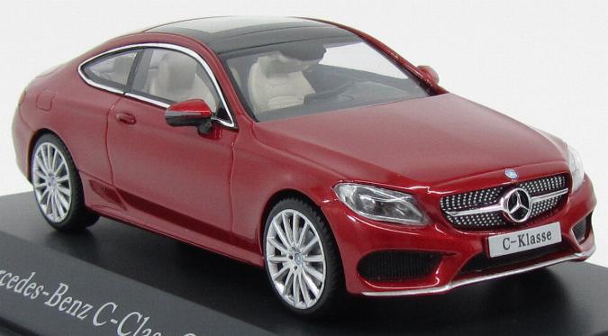 Модель Mercedes-Benz C-Class Coupe (C205),Scale 1:43, Hyacinth Red