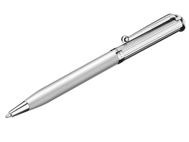 Шариковая ручка, silver, metal