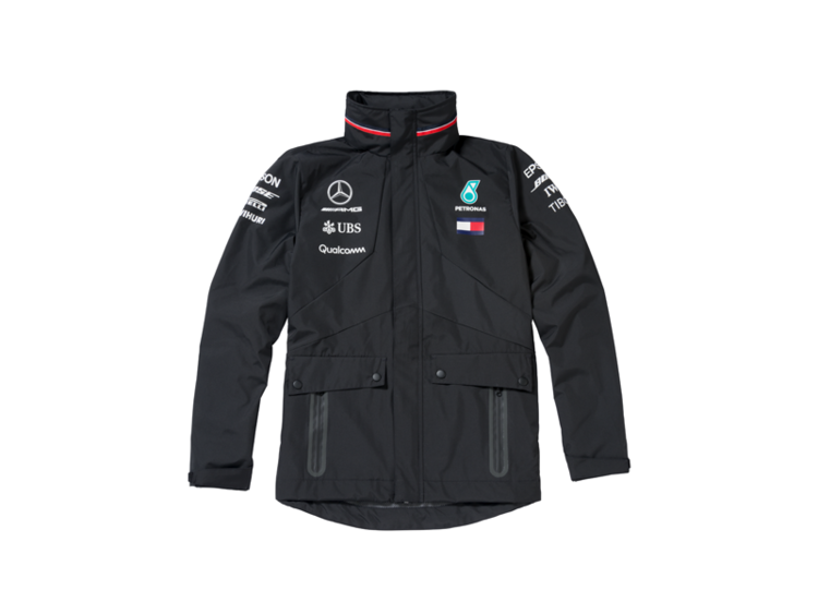    Mercedes F1 Men's Cagoule, Team 2018, Black L