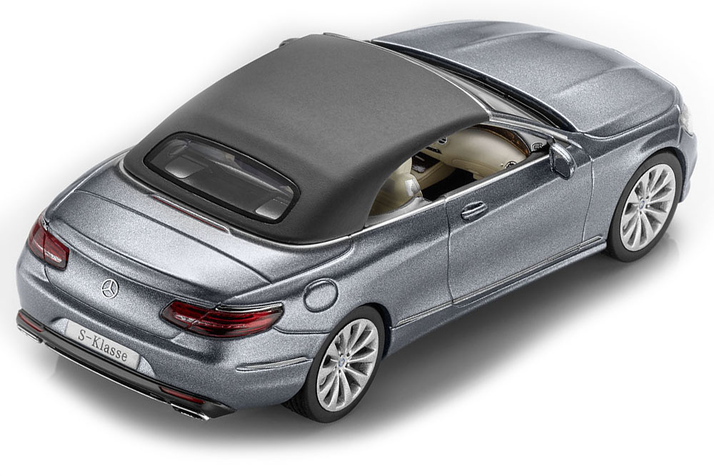  Mercedes-Benz S-Klasse, Cabriolet, Scale 1:43, Selenite Gray Metallic