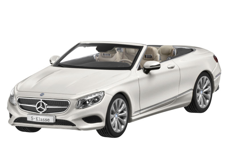  Mercedes-Benz S-Klasse, Cabriolet, Scale 1:43, White