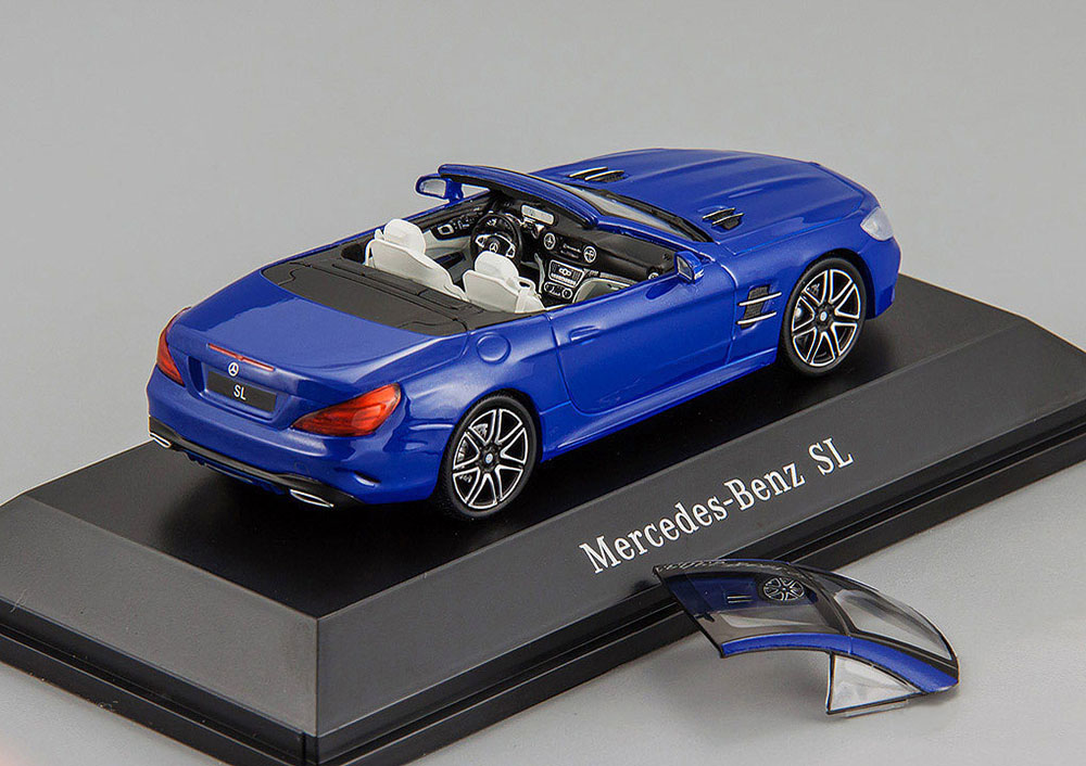  Mercedes-Benz SL, Roadster, Scale 1:43, Brilliant Blue