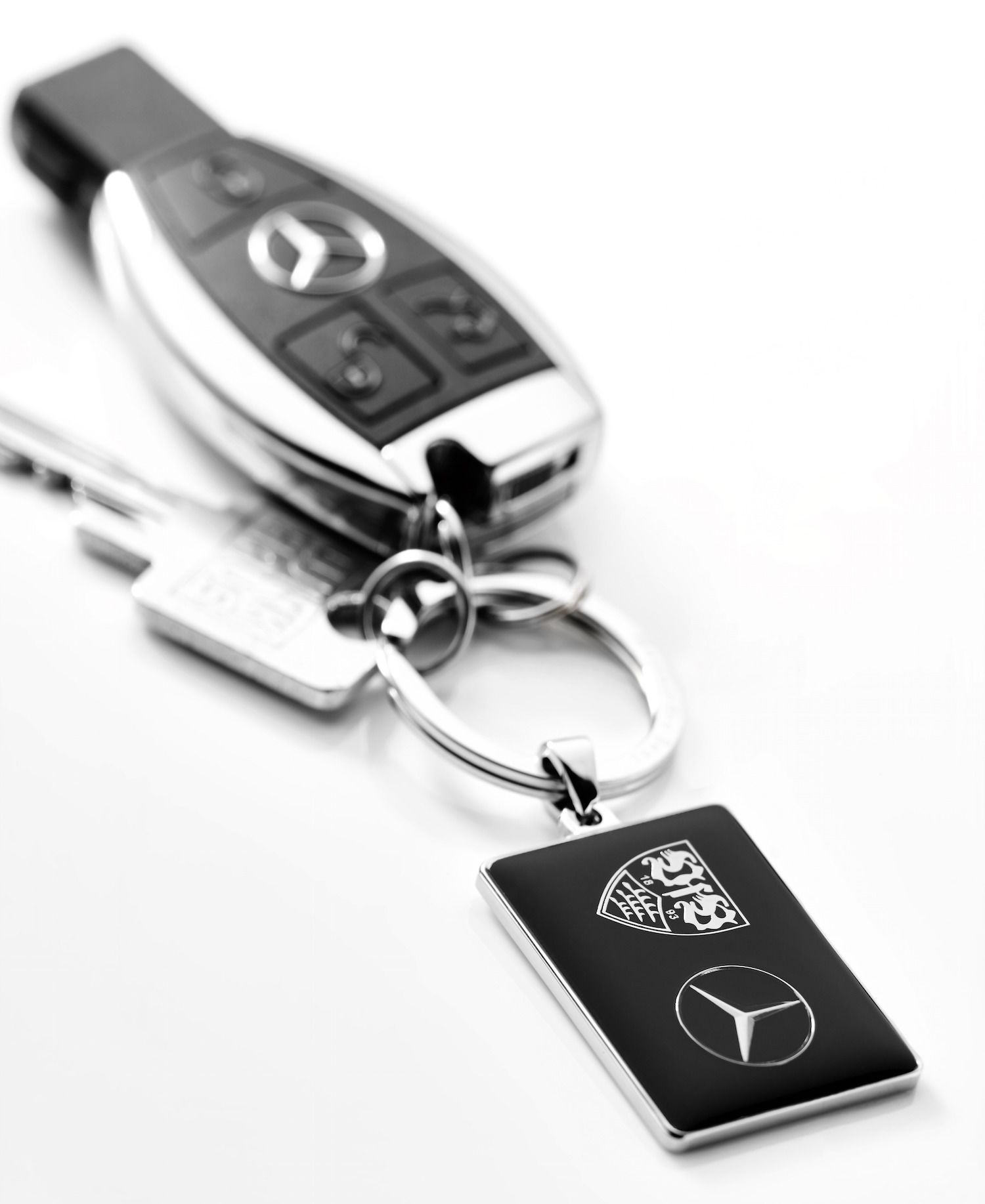 Брелок Mercedes-Benz Key ring, Bad Cannstatt, Black