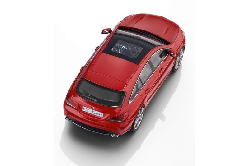 Модель Mercedes-Benz CLA-Klasse, Shooting Brake, Jupiter Red, Scale 1:43