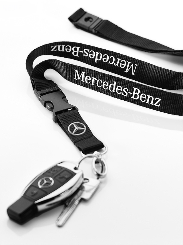      Mercedes-Benz Classic Star Lanyard, Black