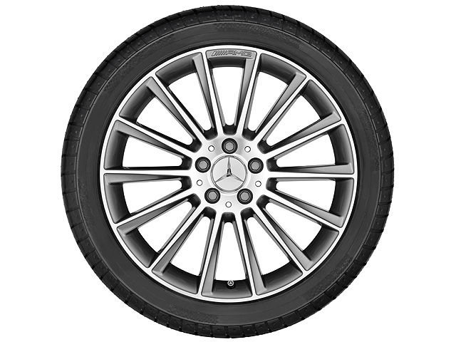 Многоспицевый колесный диск AMG, 50,8 см (20") 9,5 J x 20 ET 38, "Серый титан"