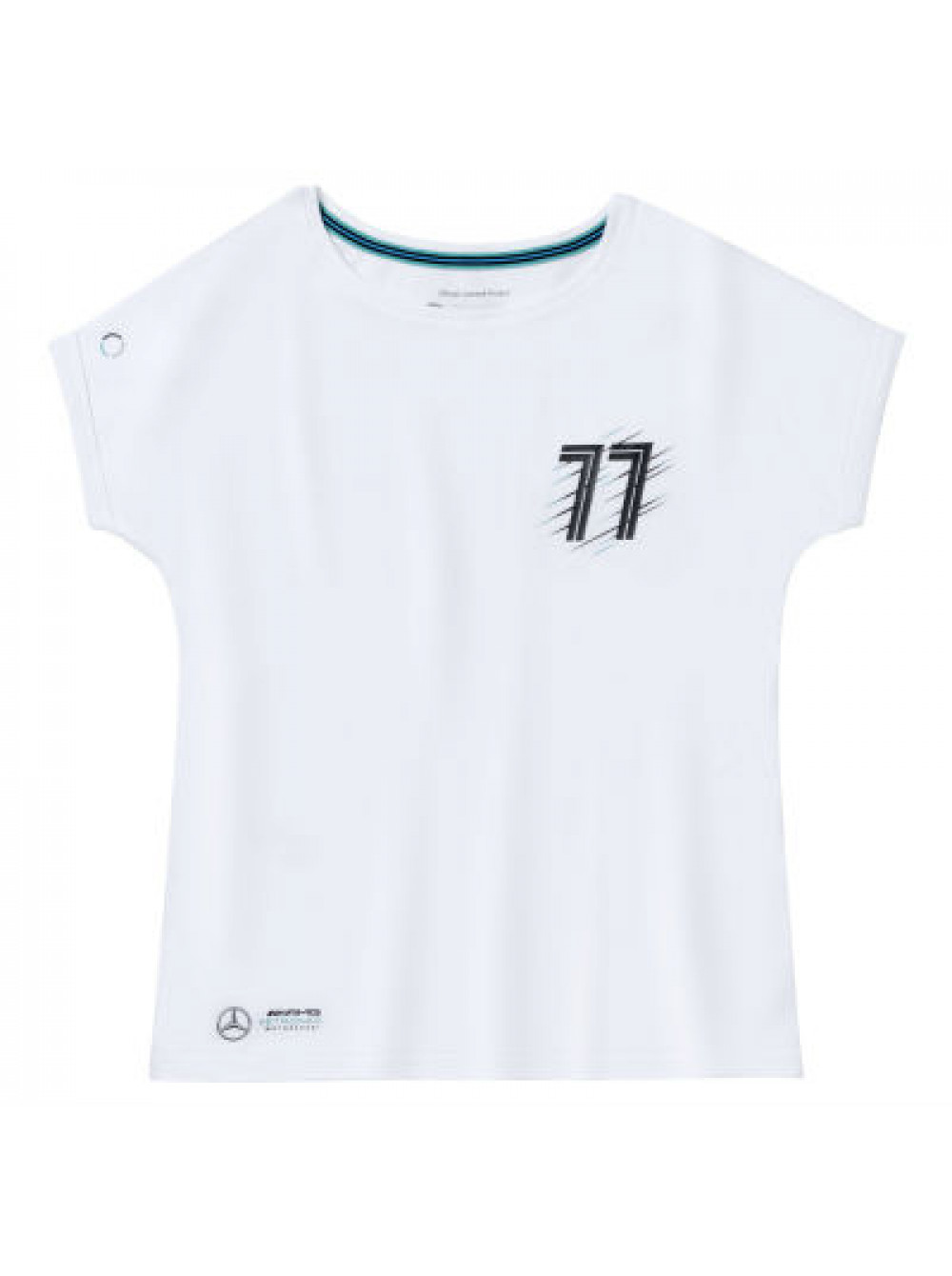 Женская футболка Mercedes AMG Petronas Women's T-shirt, Valtteri Bottas, White M