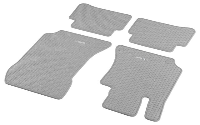 Рипсовые коврики CLASSIC, комплект, из 4-х частей, серые