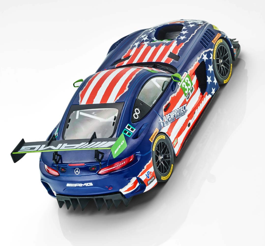 Модель Mercedes-AMG GT3, команда Riley 4.07, 1:18