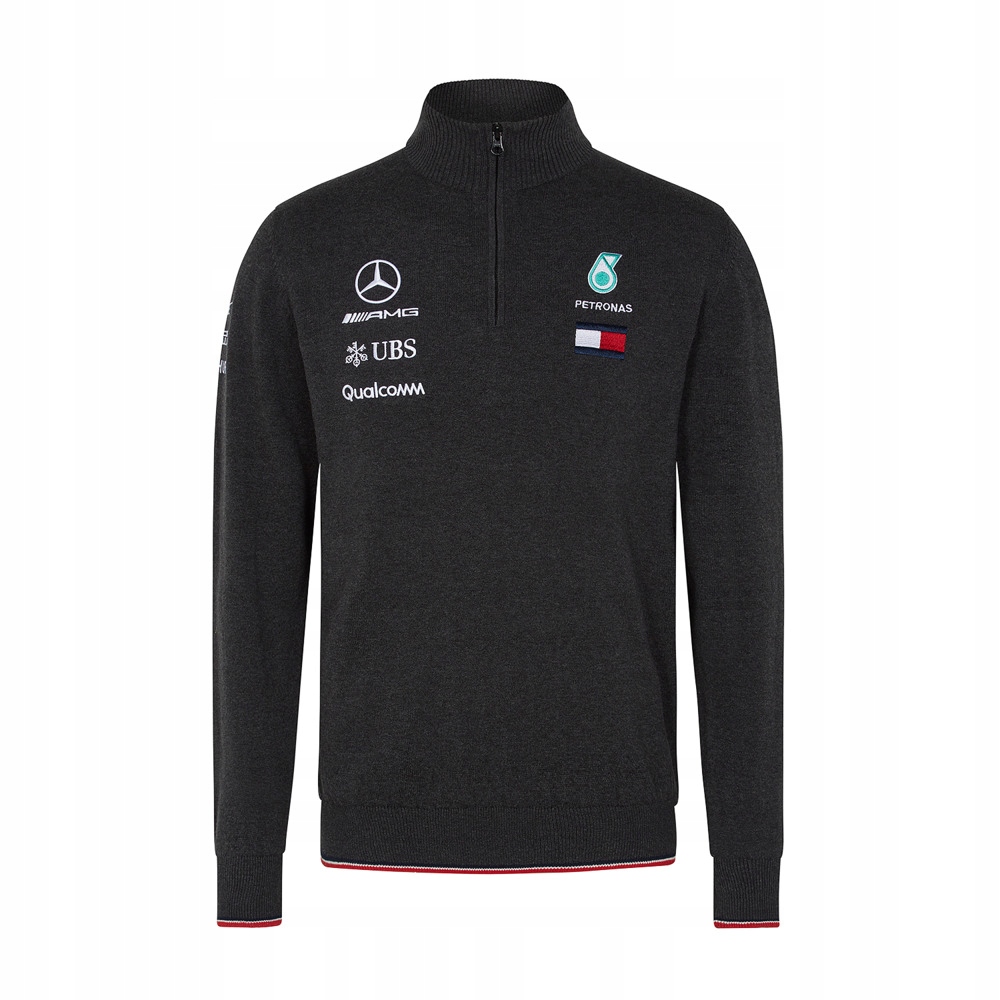   Mercedes F1 Men's Pullover, Team 2018, Dark Grey L