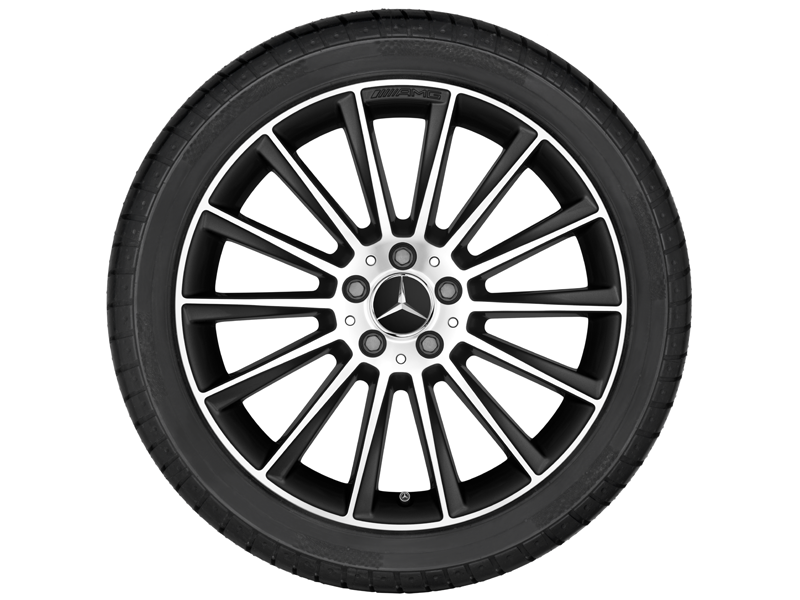 Многоспицевый колесный диск AMG, 50,8 см (20") 9,5 J x 20 ET 22, черный