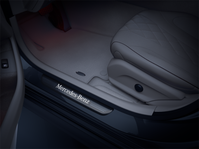 Накладки на пороги с подсветкой для Mercedes CLS class C257
Передние, в 2-х экземплярах