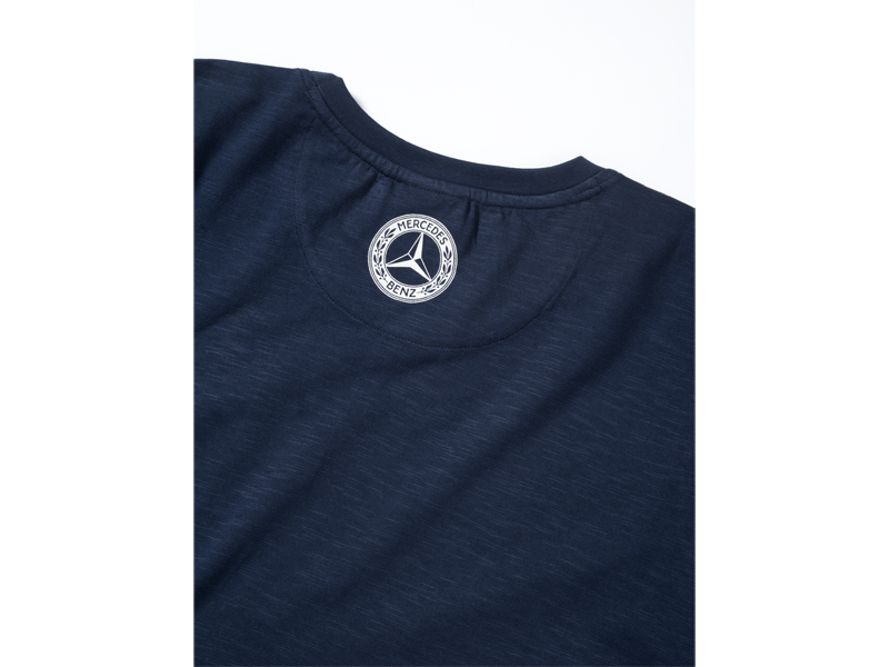   Mercedes Men's T-shirt, Navy Blue, Classic XXL